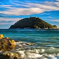 GALLINARA ISLAND - ISOLA della GALLINARA paint